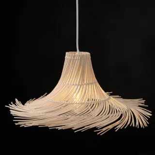 ΚΡΕΜΑΣΤΟ Φ/Σ 1ΧΕ27 RATTAN D65xΗ19CM ΣΥΜΗ