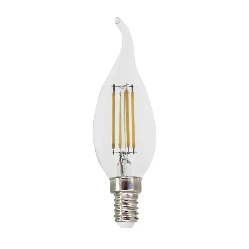 FILAMENT LED STEP-DIM C35 4W TIP 2700K 230V AC 570LM RA80 30000HRS 360° 1xE14