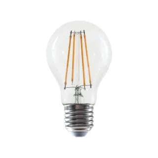 FILAMENT LED A60 6W 4000K 230V AC 830LM RA80 30000HRS 360° 1xE27 1xE27