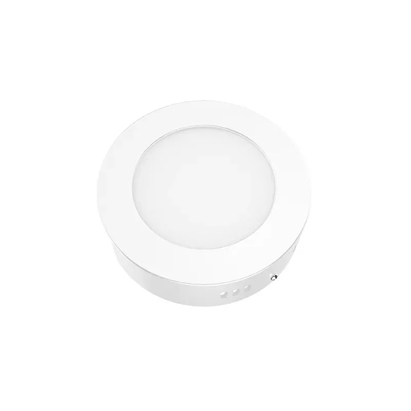 LED ΠΑΝΕΛ ΟΡΟΦΗΣ ΛΕΥΚΟ ΣΤΡΟΓΓΥΛΟ 230V AC 6W 3000K 450LM Ra80 Φ117mm