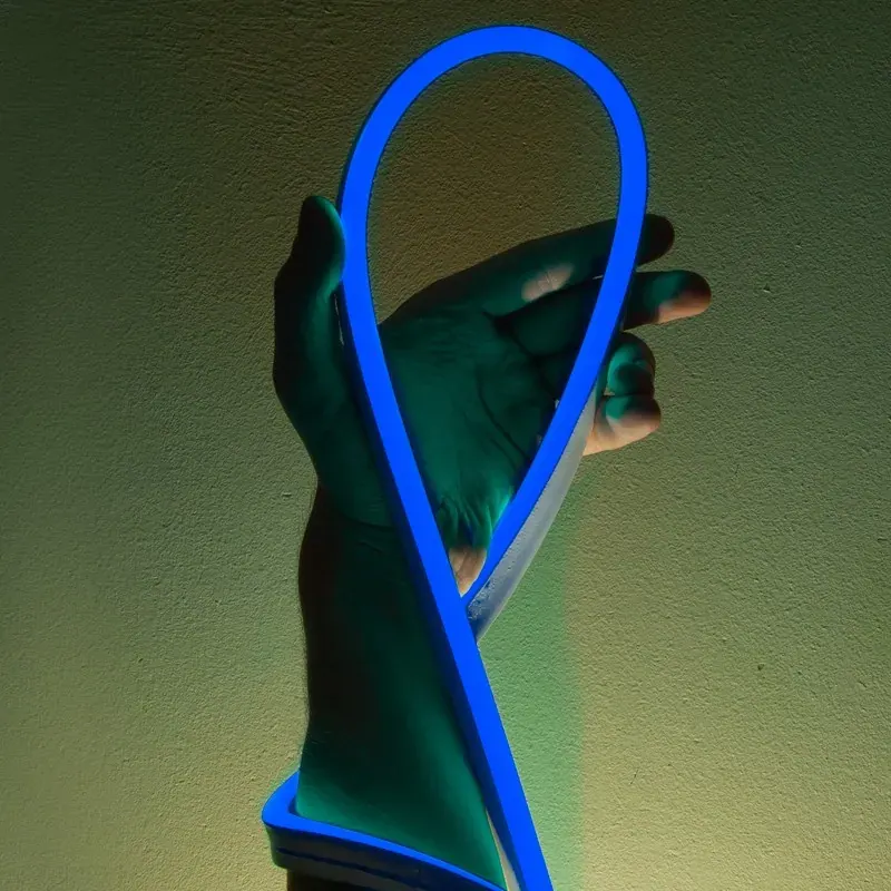 ΦΩΤΟΣΩΛΗΝΑΣ ΝΕΟΝ 100LED/M ΜΠΛΕ ΣΤΑΘEΡΟ ΜΟΝΗ ΠΛΕΥΡΑ 50m IP44 1.5m ΚΑΛΩΔΙΟ 3 ΣΕΤ ΦΙΣ ΣΥΝΔΕΣΜΟΙ & ΤΑΠΕΣ