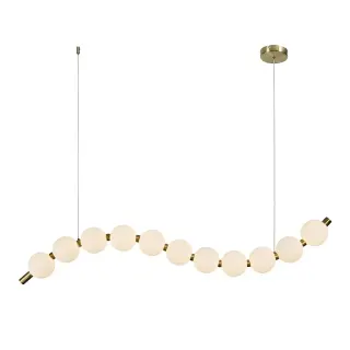 ΚΡΕΜΑΣΤΟ Φ/Σ LED 16W 1200LM 3000K IP20 ΧΡΥΣΟ ΑΛΟΥΜΙΝΙΟ + ΑΚΡΥΛΙΚΟ