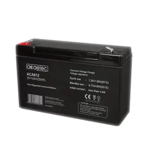 ΜΠΑΤΑΡΙΑ AGM VRLA 6V 12AH/20HR 1,5kg 151X50X100MM
