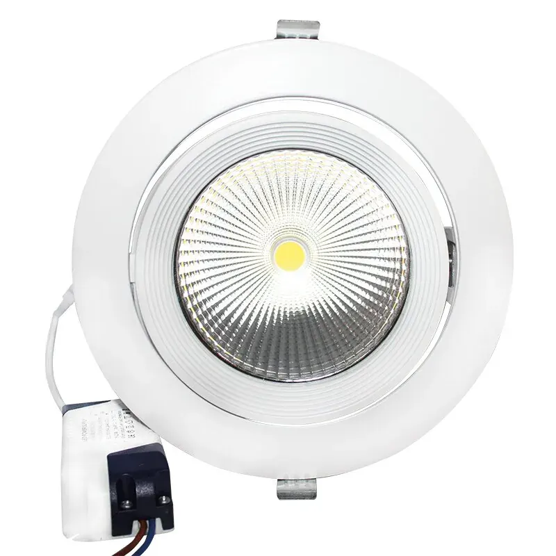 LED ΧΩΝΕΥΤΟ ΚΙΝΗΤΟ ΦΩΤΙΣΤΙΚΟ 230V AC 30W 3000K 60° 2400LM Ra80 ΛΕΥΚΟ