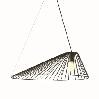 ΚΡΕΜΑΣΤΟ Φ/Σ 1xE27 CAPPELLO ΜΑΥΡΟ ΜΕΤ/ΚΟ 60Χ40X120CM