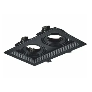 BLACK COLOR ΣΠΟΤ 2xGU10 130×225