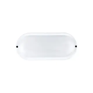LED PC WHITE WALL LUMINAIRE 230V AC IP65 20W 1800lm 6000K 110° Ra80