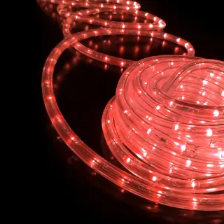 ΦΩΤΟΣΩΛΗΝΑΣ ΔΙΚΑΝΑΛΟΣ LED ΚΟΚΚΙΝΟΣ 36L/m 50m ΚΟΠΗ ΑΝΑ 2m IP44 & 3 ΣΕΤ ΕΞΑΡΤΗΜΑΤΑ