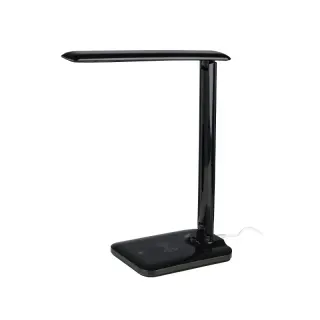 NETTO ΕΠΙΤΡΑΠΕΖΙΟ Φ/Σ LED 5W ΜΑΥΡΟ CCT 320LM+TOUCH SWITCH+WIRELESS/USB CHARGER FUTUR2