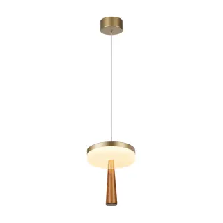 ASIAN-ΦΩΤΙΣΤΙΚΟ ΚΡΕΜΑΣΤΟ ΧΡΥΣΟ ΑΛΟΥΜΙΝΙΟΥ LED SMD 11W CCT 715LM IP20 Φ164X1500MM
