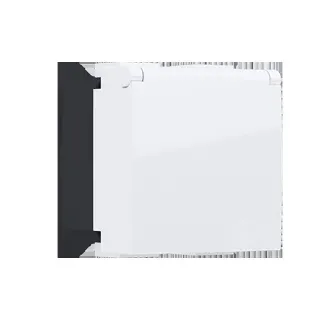 MODYS ΠΡΙΖΑ ΣΟΥΚΟ ΚΑΠΑΚΙ ΑΣΦΑΛΕΙΑΣ ΛΕΥΚΗ 2P+E 16A 250VAC IP20