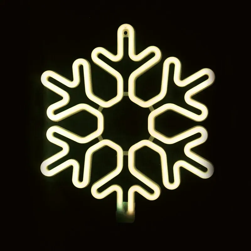 ΧΙΟΝΑΝΘΡΩΠΟΣ 300 LED NEON ΦΩΤΟΣΩΛΗΝΑ 3m SMD ΘΕΡΜΟ ΛΕΥΚΟ ΣΤΑΘΕΡΟ ΜΕ 1.5m ΚΑΛΩΔΙΟ IP44 400x400mm