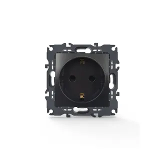 PRIME ΠΡΙΖΑ ΣΟΥΚΟ ΑΣΦΑΛΕΙΑΣ ΜΑΤ ΑΝΘΡΑΚΙ 2P+E 16A 250VAC IP20