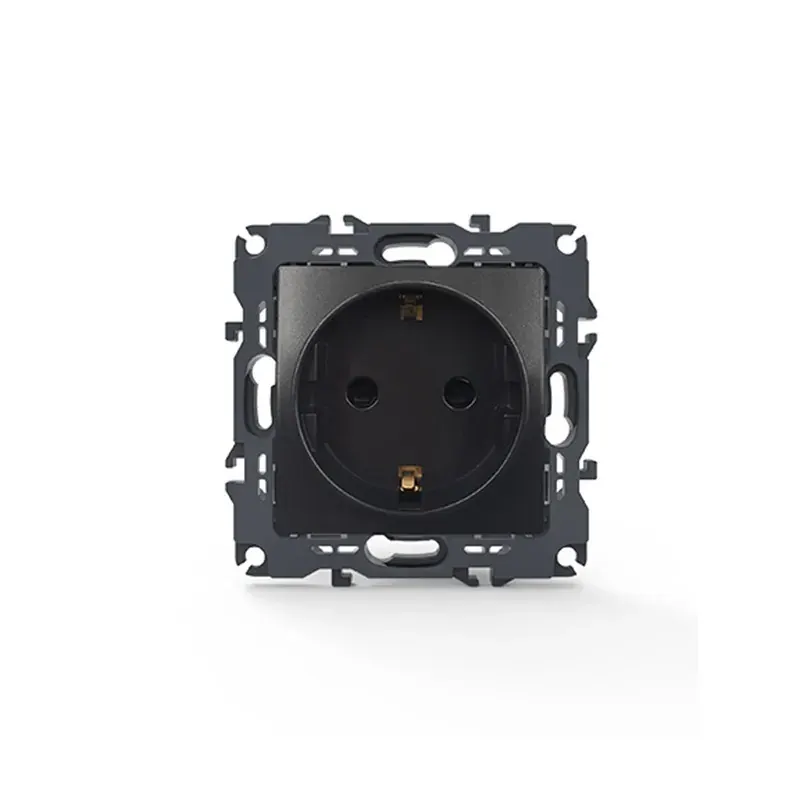 PRIME ΠΡΙΖΑ ΣΟΥΚΟ ΑΣΦΑΛΕΙΑΣ ΜΑΤ ΑΝΘΡΑΚΙ 2P+E 16A 250VAC IP20