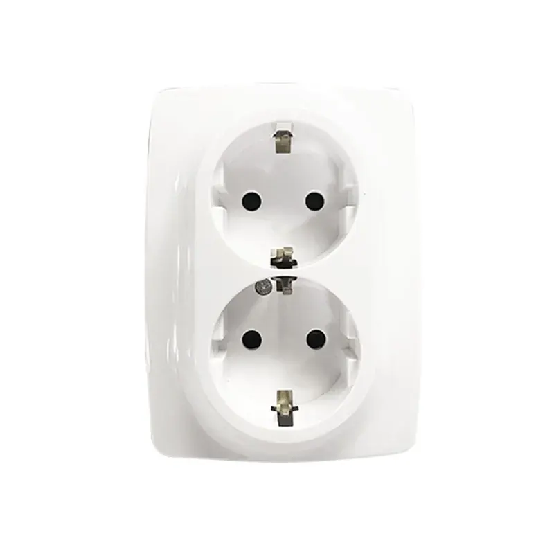 PRIME ΠΡΙΖΑ ΣΟΥΚΟ ΑΣΦΑΛΕΙΑΣ ΛΕΥΚΗ 2P+E 16A 250VAC IP20
