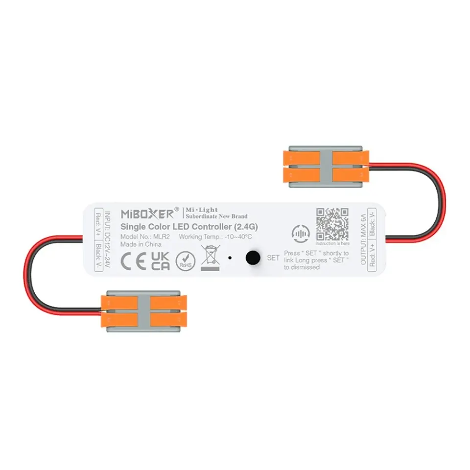 LED CONTROLLER, MINI SINGLE COLOR 2,4GHz (BARE WIRE)