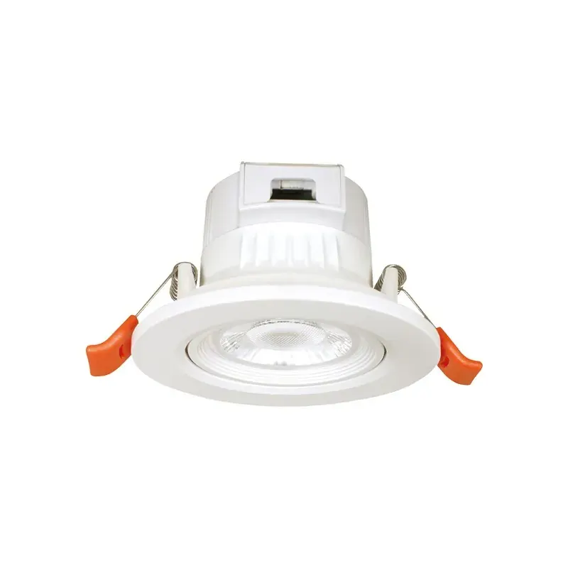 LED SMD ΧΩΝΕΥΤΟ ΚΙΝΗΤΟ ΦΩΤΙΣΤΙΚΟ ΣΠΟΤ ΜΕ ΔΙΑΚΟΠΤΗ ΛΕΥΚΟ ΣΤΡΟΓΓΥΛΟ 230V AC 7W CCT 40° IP20 Ra80 ΜΕ ΠΡΟΡΥΘΜΙΣΗ 3000K