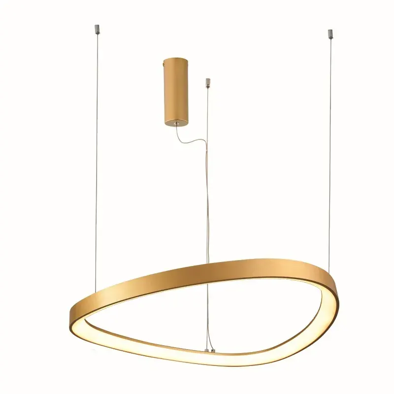 HARMONY-ΦΩΤΙΣΤΙΚΟ ΚΡΕΜΑΣΤΟ ΧΡΥΣΟ ΑΛΟΥΜΙΝΙΟΥ LED SMD 73W CCT 5800LM IP20 Φ800Χ1200ΜΜ