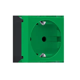 MODYS ΠΡΙΖΑ ΣΟΥΚΟ ΑΣΦΑΛΕΙΑΣ ΠΡΑΣΙΝΗ 2P+E 16A 250VAC IP20