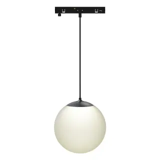 ΜΙΝΙ ΜΑΥΡΟ ΜΑΓΝΗΤΙΚΟ ΚΡΕΜΑΣΤΟ ΦΩΤΙΣΤΙΚΟ 24V DC 7W 3000K 650LM 230° Ra90 5YRS Φ100Χ1000ΜΜ ΟΠΑΛ ΓΥΑΛΙ