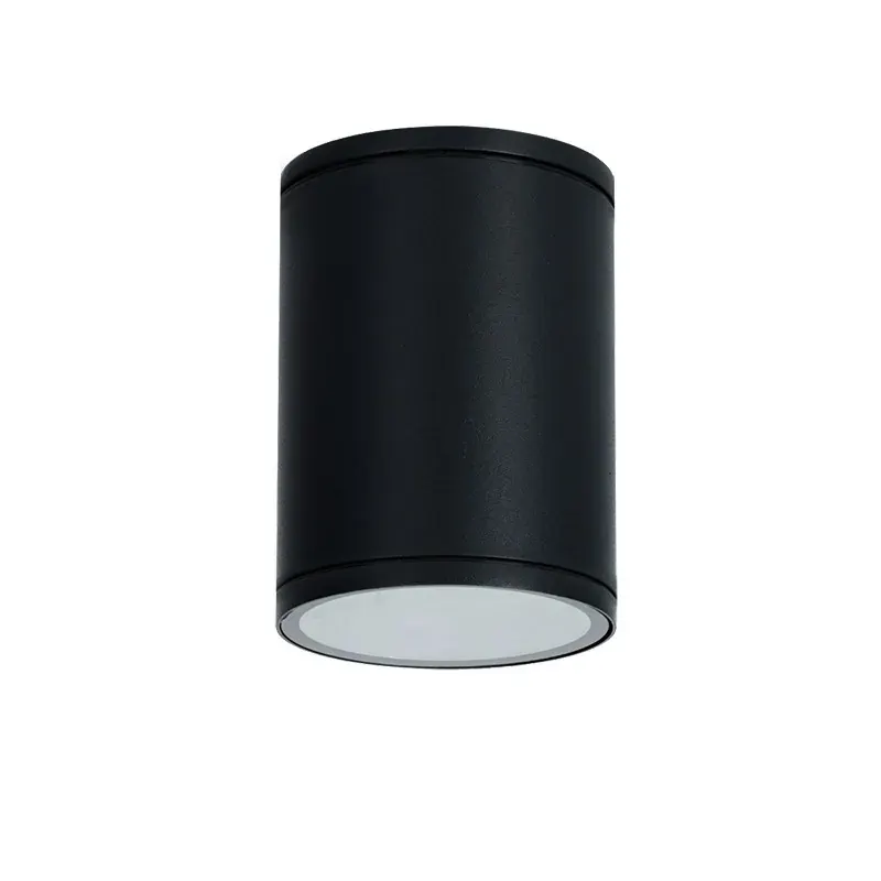 E27 PAR30 ROUND CEILING LUMINAIRE 230V AC SAND BLACK IP65 MAX.35W