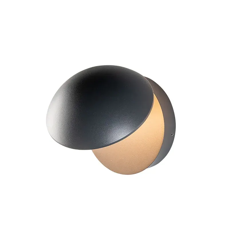 LED SMD WALL LUMINAIRE 13W 480LM 100° 230V AC 3.000K DARK GREY CRI80 IP54 30.000HRS