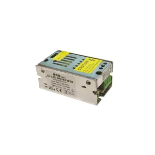ΜΕΤΑΛΛΙΚΟ CV LED DRIVER 12W 230V AC24V DC 0.5A IP20 ΜΕ ΤΕΡΜΑΤΙΚΗ
