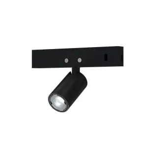 ΜΙΝΙ ΜΑΥΡΟ ΜΑΓΝΗΤΙΚΟ ΣΠΟΤ 24V DC 1W 4000K 85LM 24° Ra90 5YRS Φ12x22mm