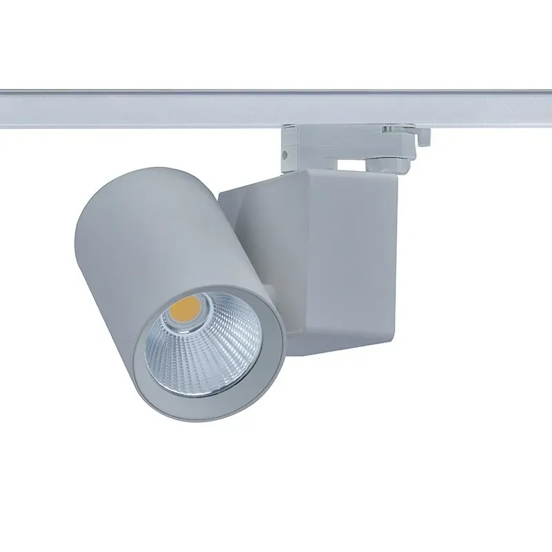 LED ΦΩΤΙΣΤΙΚΟ ΡΑΓΑΣ 230V AC 20W 4000K 1-PHASE 34° 2100LM Ra80 ΓΚΡΙ