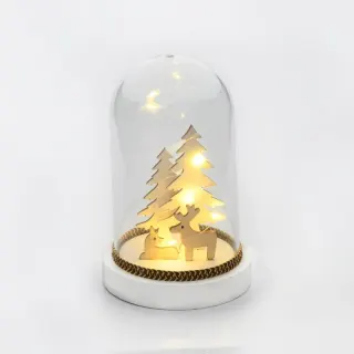 ΚΑΛΥΜΜΑ ΕΛΑΦΙΩΝ ΠΛΑΣΤΙΚΟ ΣΕ ΣΧΗΜΑ ΜΠΑΛΑΣ 8 MINI LED ΘΕΡΜΟ ΛΕΥΚΟ ΜΕ ΜΠΑΤΑΡΙΕΣ 2xΑΑΑ IP20 120x180mm