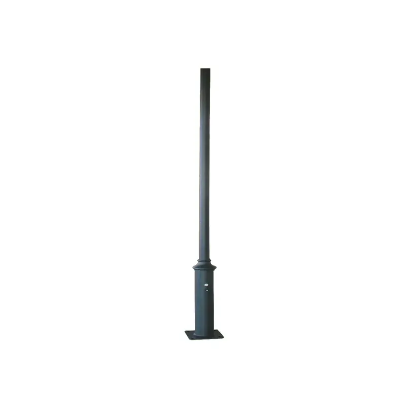 POLE SININ – ΚΟΛΩΝΑ ΧΑΛΥΒΔΙΝΗ ΓΙΑ ΒΑΣΗ 200x200mm ΠΛΑΚΑ ΕΔΡΑΣΗΣ RAL 7016M Φ89x140x4000mm