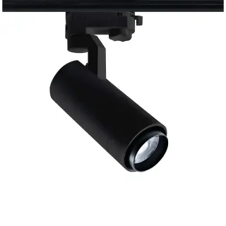 LED ΦΩΤΙΣΤΙΚΟ ΡΑΓΑΣ 230V AC 15W 3000K 3-PHASE 20-50° 1450LM MAX Ra80 5YRS ΑΜΜΩΔΕΣ ΜΑΥΡΟ