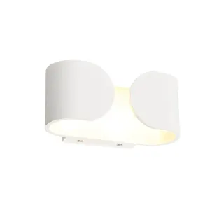 NETTO ΦΩΤΙΣΤΙΚΟ ΕΠΙΤΟΙΧΙΟ ΛΕΥΚΟ ΜΑΤ ΜΕΤΑΛΛΙΚΟ LED 6W 4000K 590Lm IP20 160Χ70MM