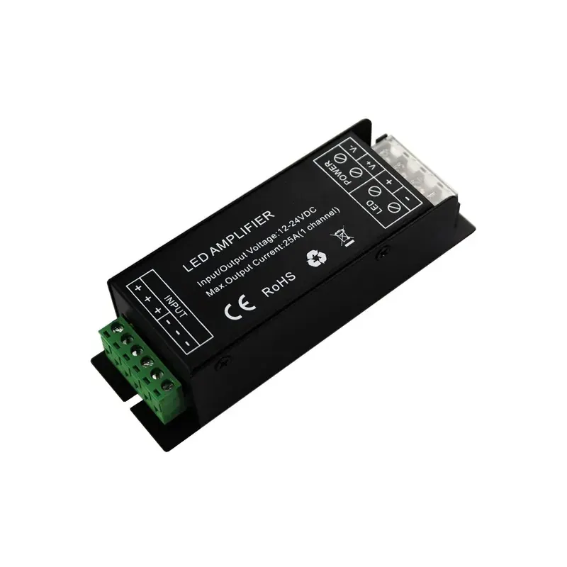 ΕΝΙΣΧΥΤΗΣ LED ΜΟΝΟΧΡΩΜΟΣ 25A 300W/12V 600W/24V IP20