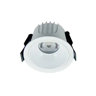 LED ΧΩΝΕΥΤΟ ΦΩΤΙΣΤΙΚΟ ΛΕΥΚΟ 230V AC 10W 3000K 1050LM 40° IP44 Ra80 Φ87x62mm 5YRS