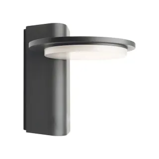 LED SMD WALL LUMINAIRE 13W 780LM 145° 230V AC 3.000K DARK GREY CRI80 IP65 30.000HRS