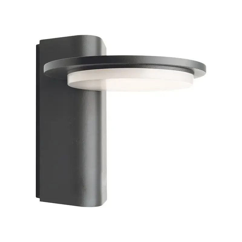 LED SMD WALL LUMINAIRE 13W 780LM 145° 230V AC 3.000K DARK GREY CRI80 IP65 30.000HRS