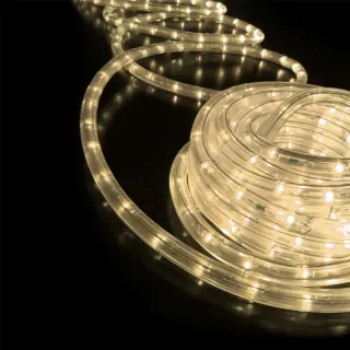 ΦΩΤΟΣΩΛΗΝΑΣ LED ΔΙΚΑΝΑΛΟΣ ΘΕΡΜΟ ΛΕΥΚΟ 50m 36L/m ΚΟΠΗ ΑΝΑ 2m IP44 ΚΑΙ 3 ΣΕΤ ΕΞΑΡΤΗΜΑΤΑ