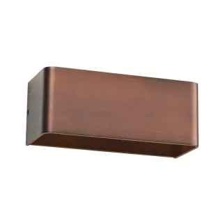 NEPHELE-ΦΩΤΙΣΤΙΚΟ ΕΠΙΤΟΙΧΟ ΚΑΦΕ ΜΕΤΑΛΛΙΚΟ LED COB 2X3W 3000K 560LM IP20 25X10X10CM