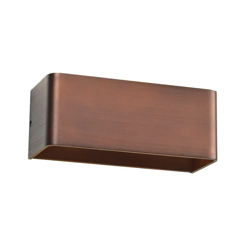 NEPHELE-ΦΩΤΙΣΤΙΚΟ ΕΠΙΤΟΙΧΟ ΚΑΦΕ ΜΕΤΑΛΛΙΚΟ LED COB 2X3W 3000K 560LM IP20 25X10X10CM