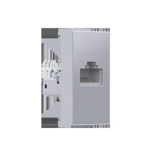 MODYS ΠΡΙΖΑ ΔΙΚΤΥΟΥ ΑΣΗΜΙ RJ45 CAT.5E IP20 ΧΩΡΙΣ ΘΩΡΑΚΙΣΗ