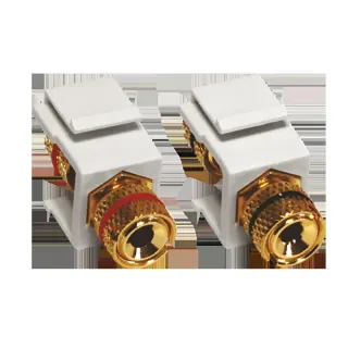MODYS ΑΝΤΑΠΤΟΡΑΣ 2 ΗΧΕΙΩΝ LS 4MM ΛΕΥΚΟΣ