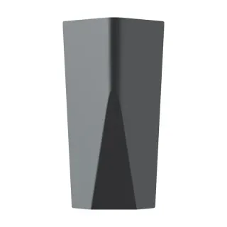 LED SMD WALL LUMINAIRE 11W 370LM 140° 230V AC 3.000K DARK GREY CRI80 IP65 30.000HRS