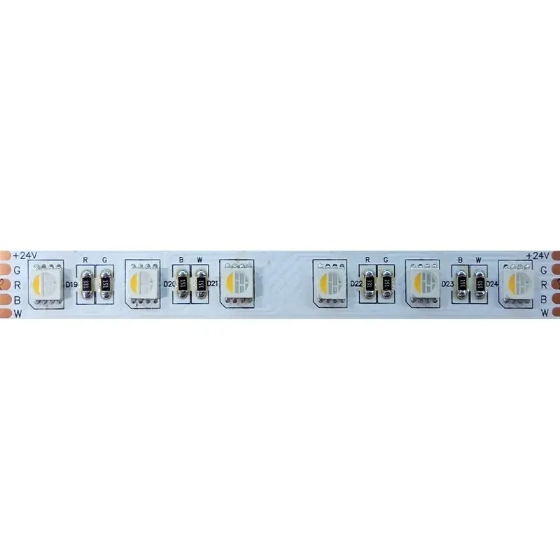 ΛΩΡΙΔΑ LED SMD 24V DC 5M 17W/M 4000K IP65 ΝΑΝΟ RGB 12mm