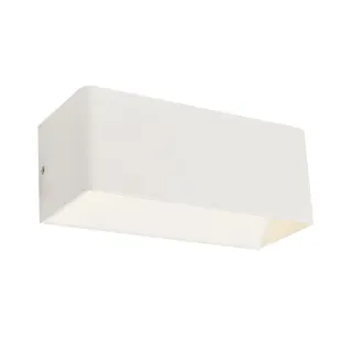 NEPHELE-ΦΩΤΙΣΤΙΚΟ ΕΠΙΤΟΙΧΟ ΛΕΥΚΟ ΜΕΤΑΛΛΙΚΟ LED COB 2X3W 4000K 590LM IP20 25X10X10CM