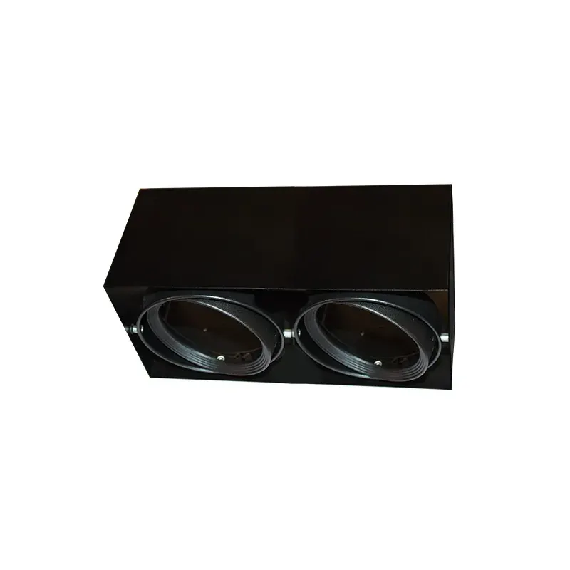 ΣΠΟΤ ΟΡΟΦΗΣ AR111 ΔΙΠΛΟ ΜΑΥΡΟ 150x300x120
