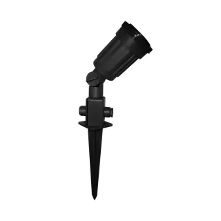 PAR38 – ΣΠΟΤ ΚΗΠΟΥ PC ΜΑΥΡΟ ΣΥΜΒΑΤΙΚΟ 1xΕ27 IP54 Φ80x440mm