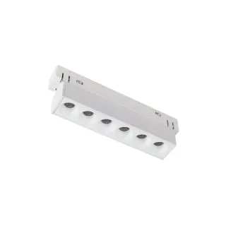 LED ΜΑΓΝΗΤΙΚΟ ΓΡΑΜΜΙΚΟ ΦΩΤΙΣΤΙΚΟ 48V DC 6W 3000K 500LM 36° OSRAM Ra90 L112mm ΛΕΥΚΟ