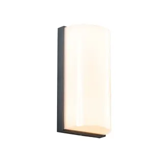 LED SMD WALL LUMINAIRE 10W 560LM 138° 230V AC 3.000K DARK GREY CRI80 IP65 30.000HRS