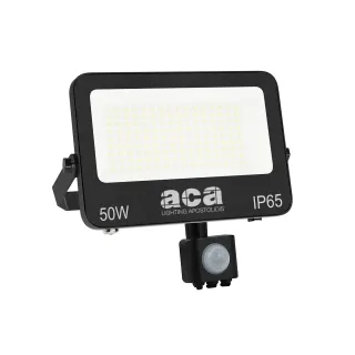 ΠΡΟΒΟΛΕΑΣ LED SMD ΜΑΥΡΟΣ ΜΕ ΑΙΣΘΗΤΗΡΑ100W 50W 3CCT 5000LM 185-260V RA>80 IP66